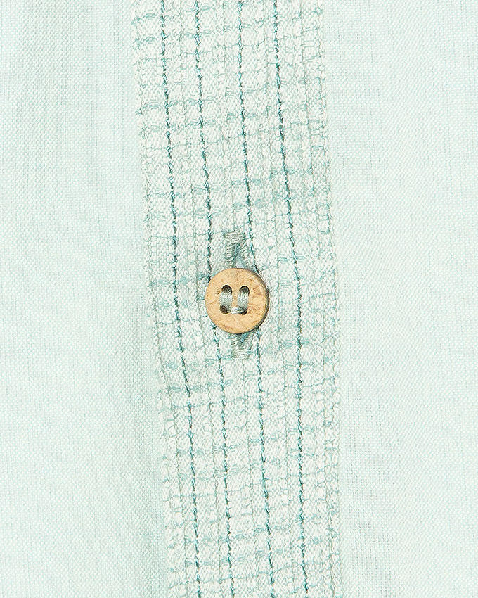 Mint Green Kurta in Two Ply Cotton Designe in Applique Work. Product Code RK-15086