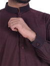 Maroon Shalwar Qameez Suit. RQ-39110