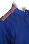 Blue Qameez Shalwar For Kids AQ-40914