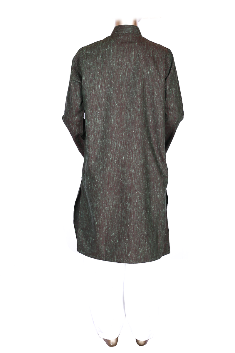 Brownish Green Kurta Shalwar for Kids ASK-41711