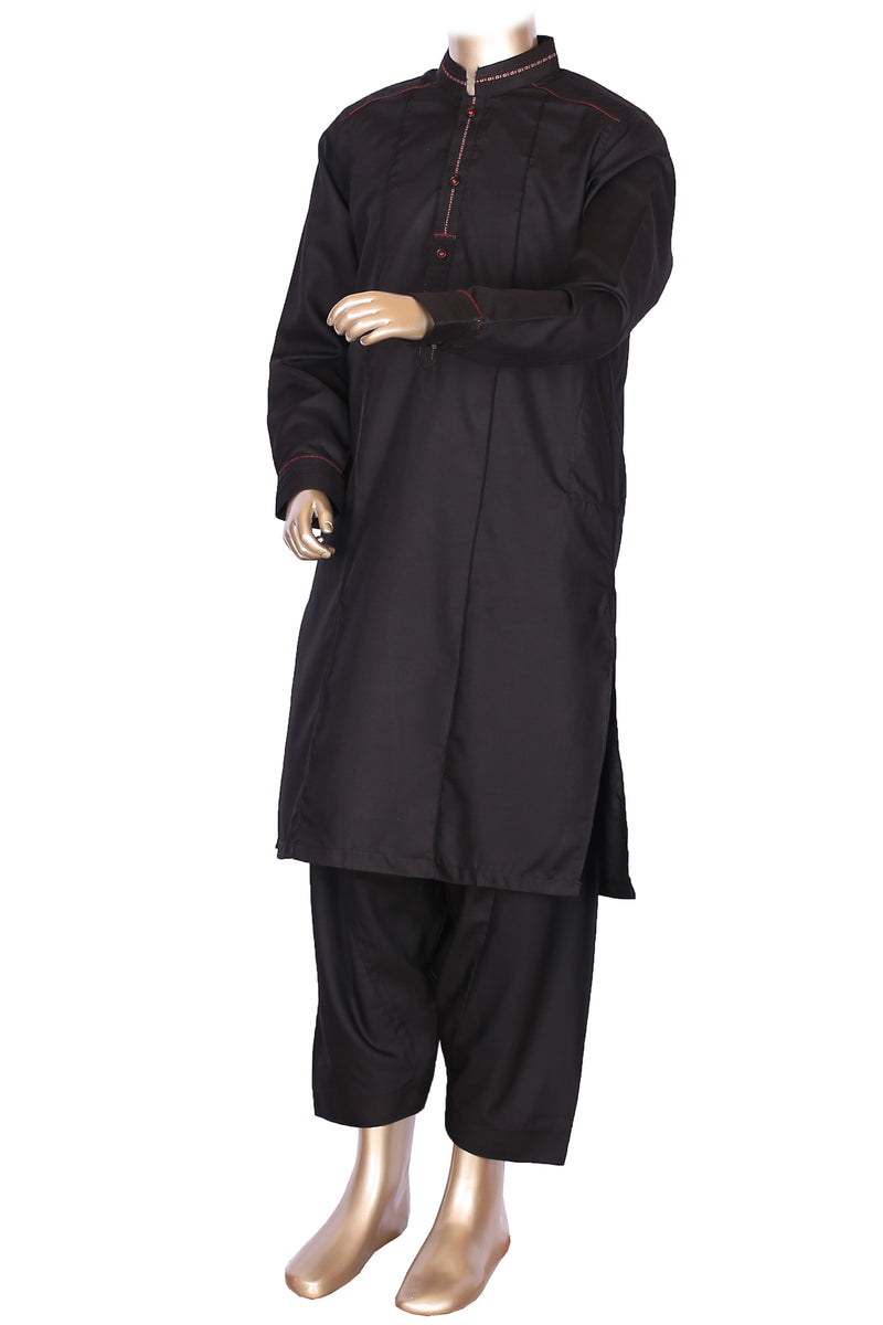 Black Qameez Shalwar For Kids AQ-40720