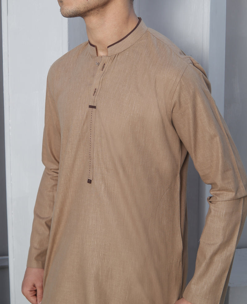 Lion Brown Qameez Shalwar for Teens BQ-42507