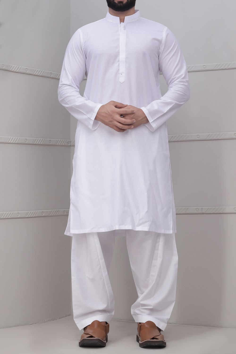 White Kurta for Men RK-40243