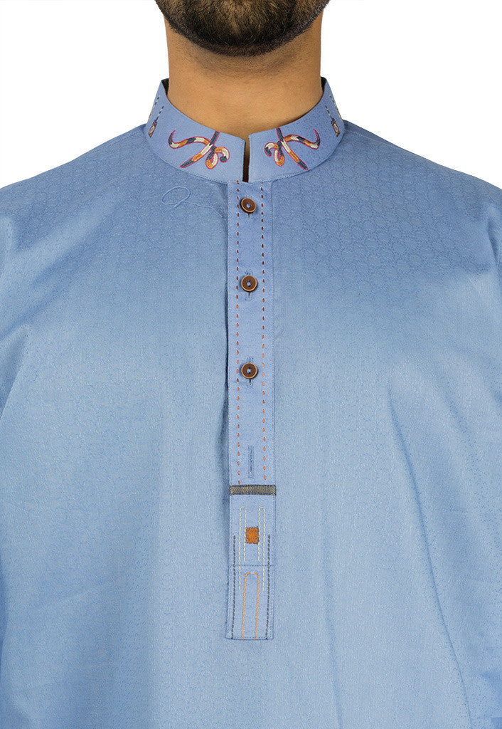 Image of Men Men Kurta in Royal Blue SKU: RK-17123-Small-Royal Blue