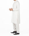 Off White basic Shalwar Qameez suit in Blended Fabric. Product Code RQ-16128