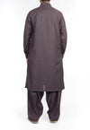 Blackish Brown Shalwar Qameez suit in Blended fabric with Applique work. Product Code RQ-16219