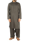 Image of Men Men Shalwar Qameez Gun Metal Stylish Suit. Code RQ-16257