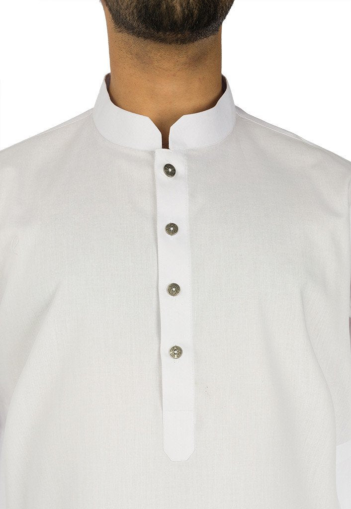 White Cotton Suit. RQ-17101
