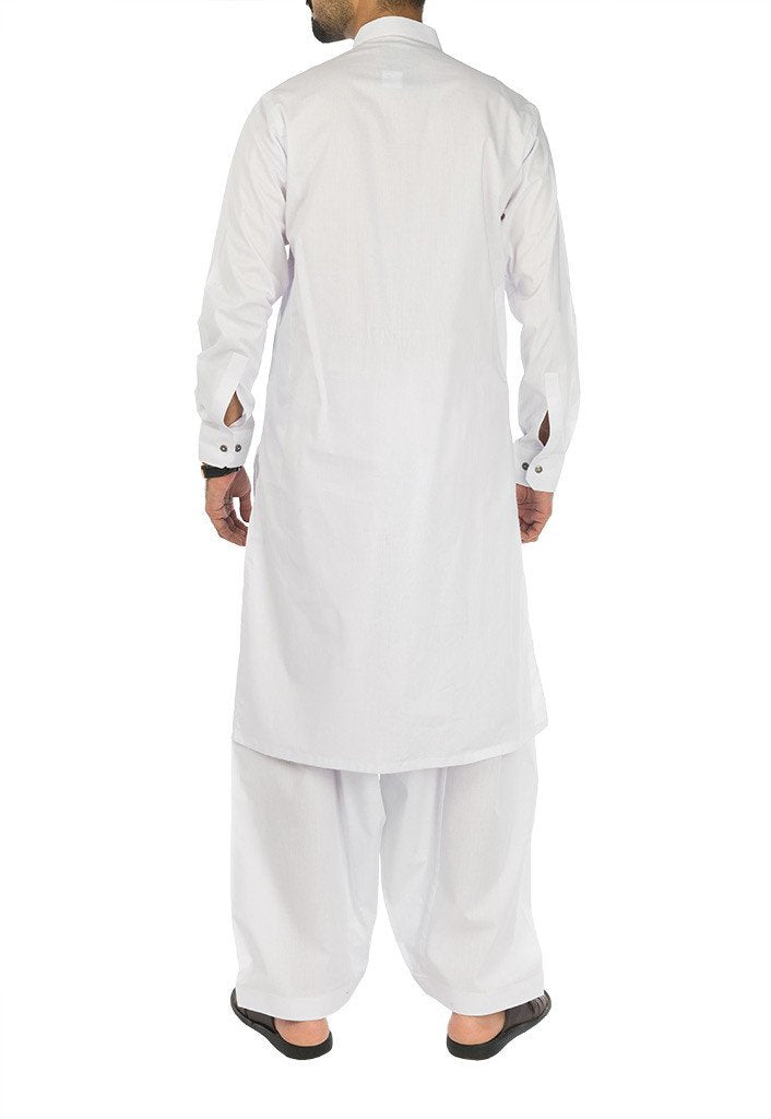 White Cotton Suit. RQ-17101