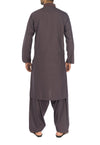Slate Grey Shalwar Qameez Suit. RQ-17118