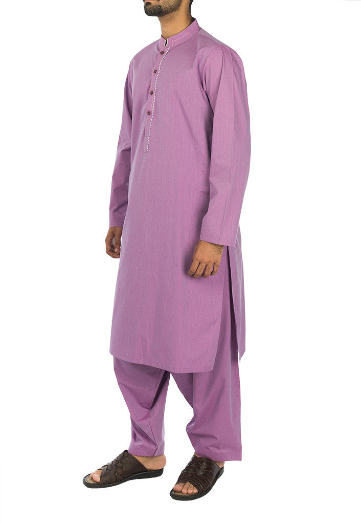Orchid colored Shalwar Qameez Suit. RQ-17125