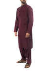 Maroon Shalwar Qameez Suit. RQ-17130