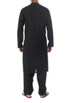 Black Shalwar Qameez Suit. RQ-17134