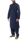 Midnight Blue Shalwar Qameez Suit. RQ-17153