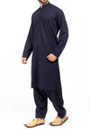 Navy Blue Shalwar Qameez Suit. RQ-17202
