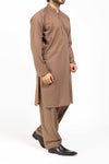 Coffee Shalwar Qameez Suit. RQ-17206