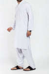 Image of Men Men Shalwar Qameez in White SKU: RQ-39215-Small-White