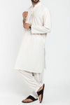 Off White Shalwar Qameez Suit. RQ-39224