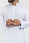 Image of Men Men Shalwar Qameez in White SKU: RQ-39302-Small-White