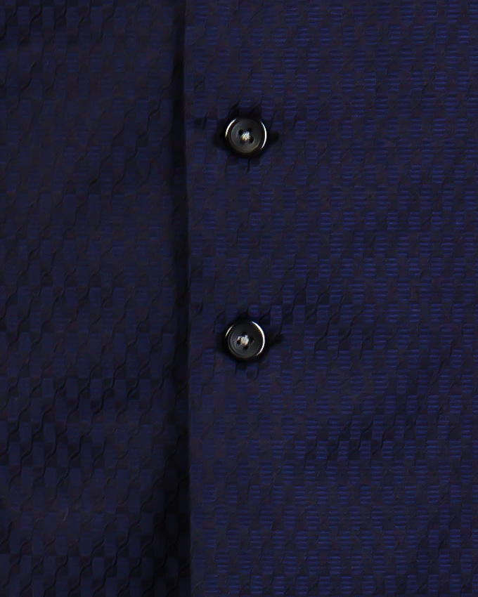 Sapphire Cut - Dark Blue designer waist coat in suiting fabric Product Code: RWC-007