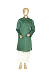 Dark Green Kurta For Kids AK-40918